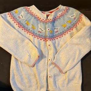 Baby boden duckling sweater